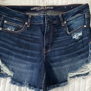 American Eagle Distressed jean shorts